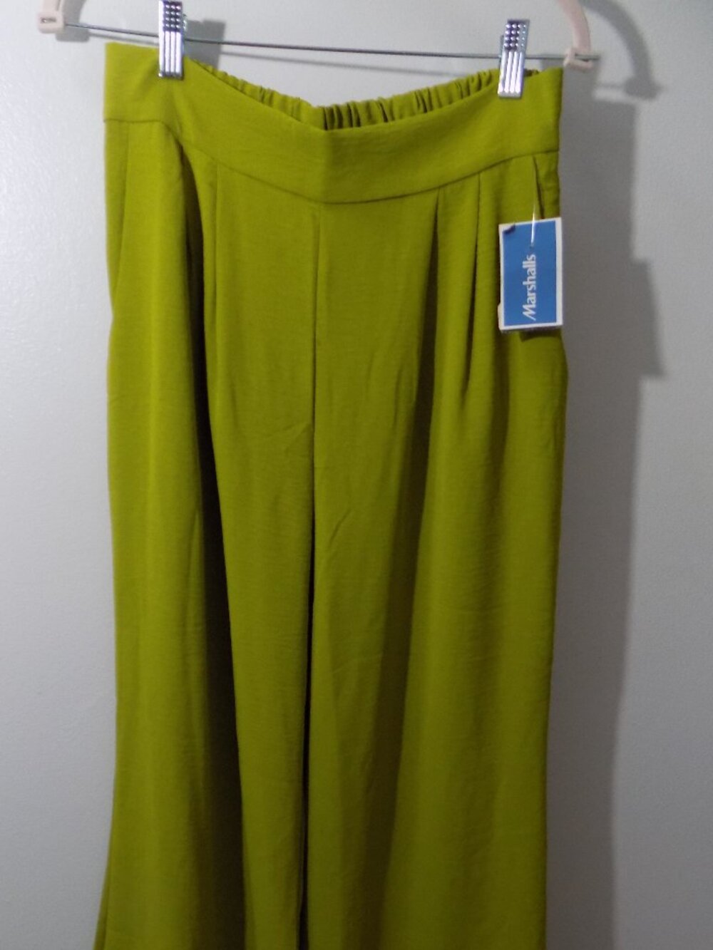 NWT [Brand Name] Chartreuse Wide Leg Trousers Pants